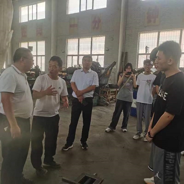 洛阳理工学院智能制造学院到我厂参观学习
